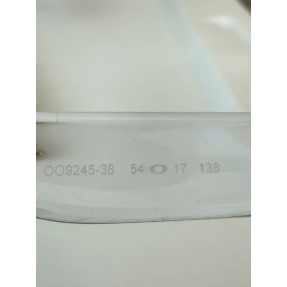 Oakley Frogskins Clear Frame Green Mirror Lens Sunglasses OO9245-38